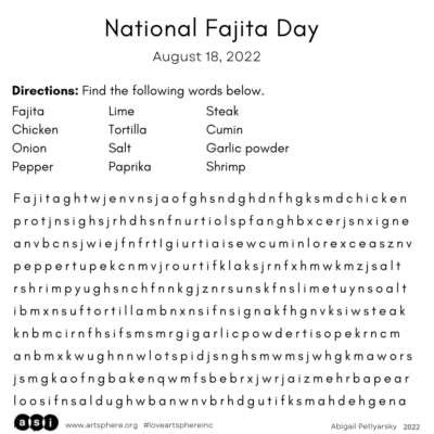 NATIONAL FAJITA DAY