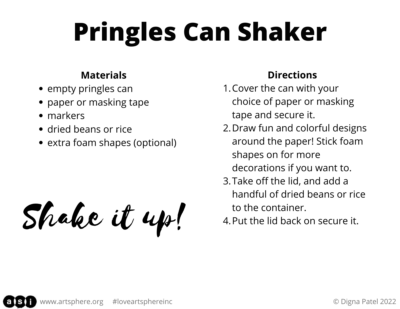 Musical Instrument Handout: Pringles Can Shaker