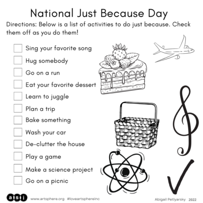 NATIONAL JUST-BECAUSE DAY