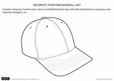 Decorate Your Own Baseball Hat