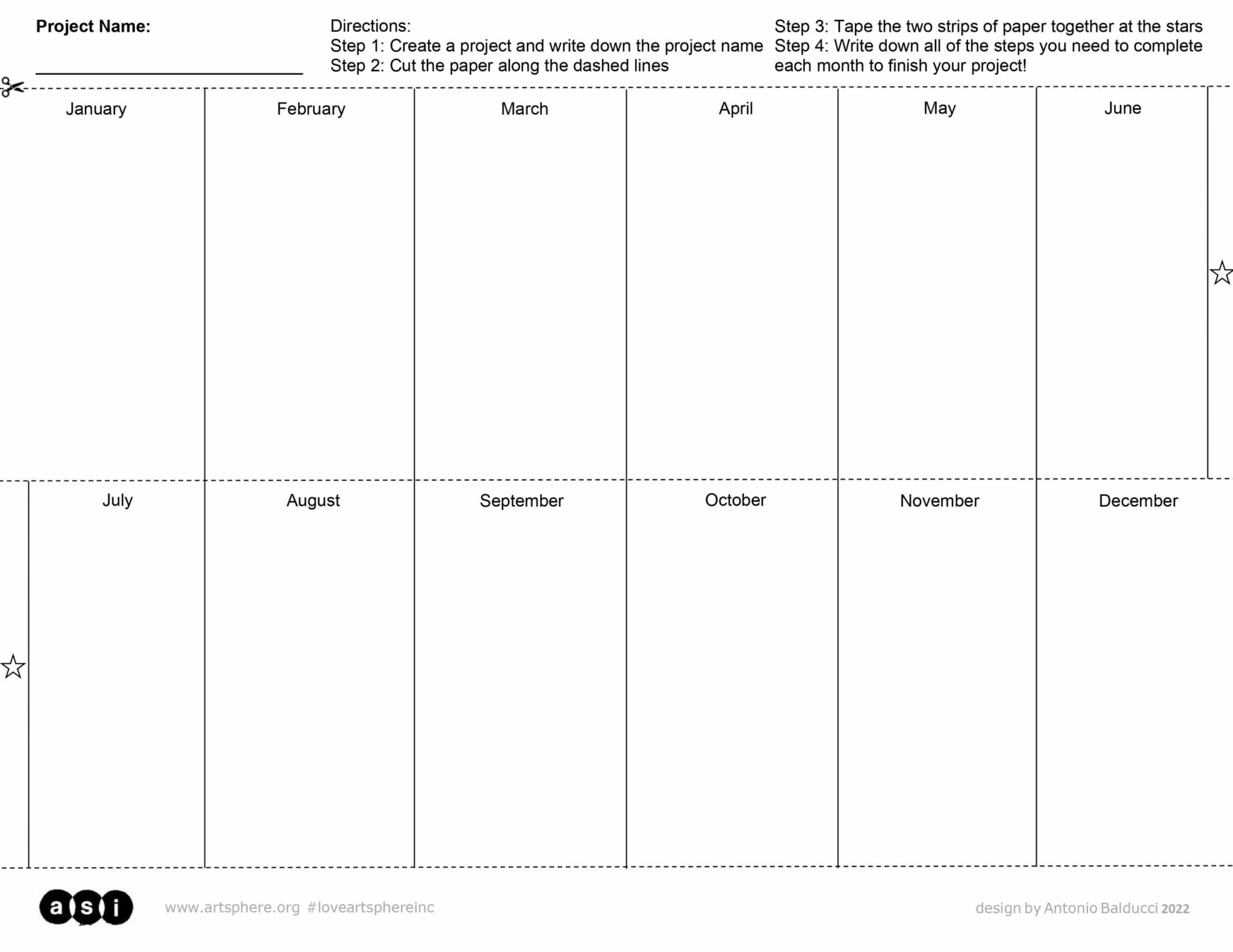 Project Planning Handout - Art Sphere Inc.