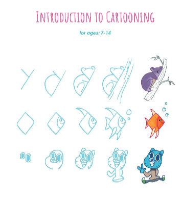 Picture for a Book Entitled Introduction to Cartooning