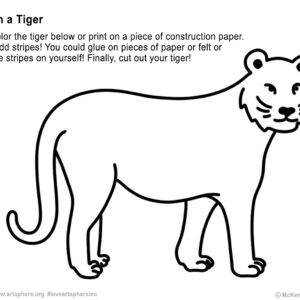 Drawing of a Tiger