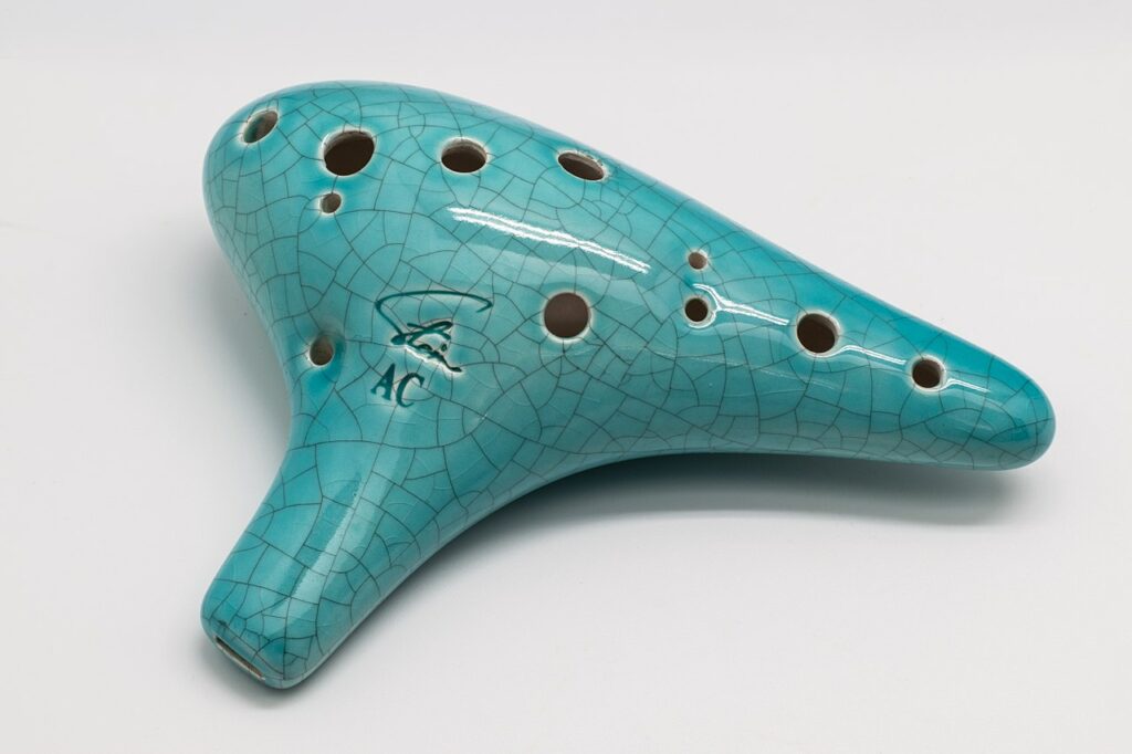 The front of an Ocarina