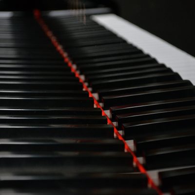 Close-up of a piano