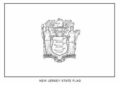 New Jersey state flag, United States of America