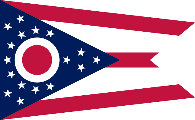 Ohio state flag, United States of America