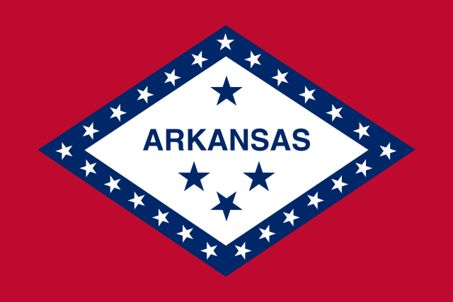 Arkansas state flag, United States of America