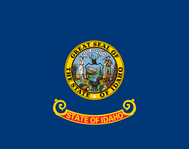 Idaho state flag, United States of America