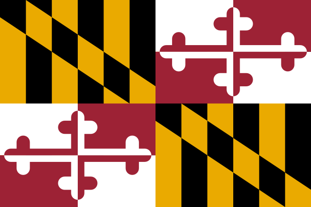 Maryland state flag, United States of America