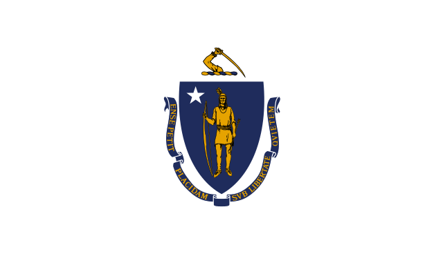 Massachusetts state flag, United States of America