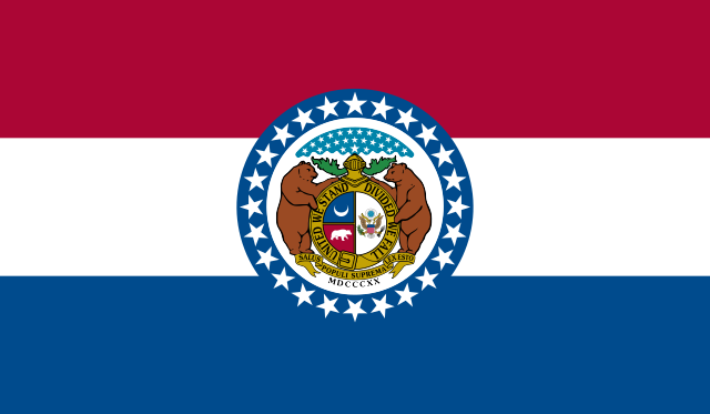 Missouri state flag, United States of America