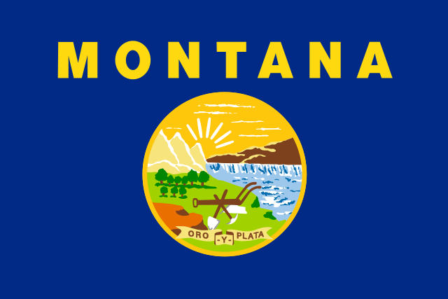 Montana state flag, United States of America
