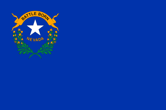 Nevada state flag, United States of America
