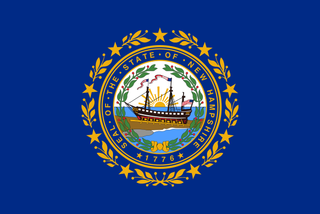 New Hampshire state flag, United States of America