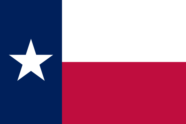 Texas state flag, United States of America