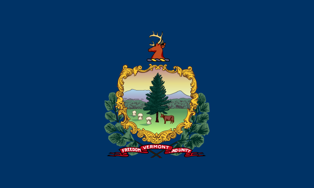 Vermont state flag, United States of America