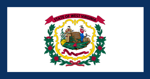 West Virginia state flag, United States of America