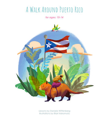 Book cover entitled A Walk Around Puerto Rico