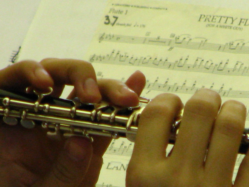 Piccolo being played