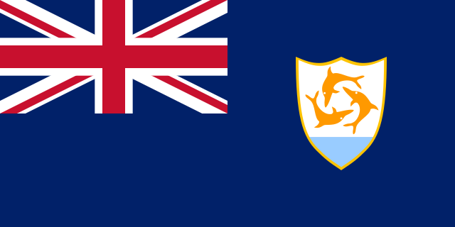 National Flag of Anguilla, British Overseas Territory