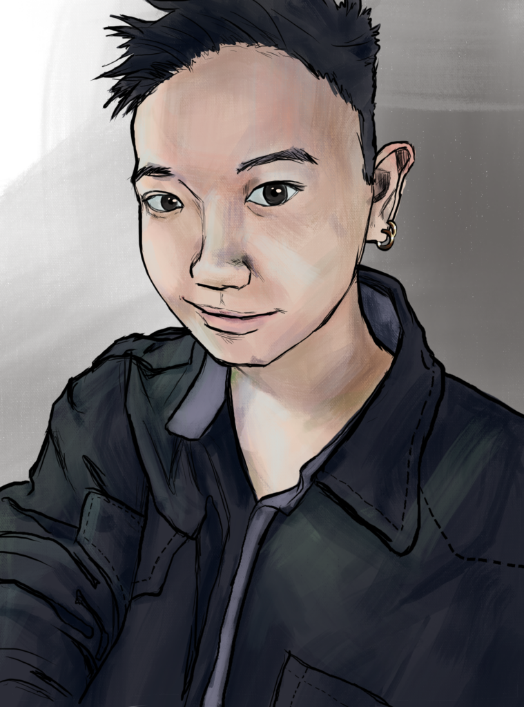 Drawing of Jae Lin