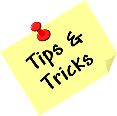 Tips and Tricks Graphic