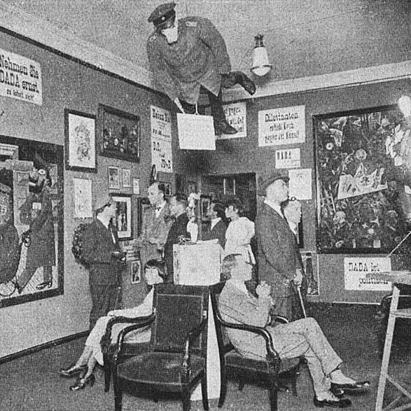 Grand opening of the first Dada exhibition, Berlin, 5 June 1920