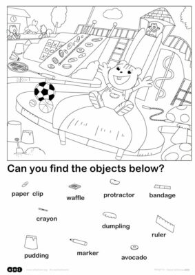 Find It! Activity Page: Playground Fun