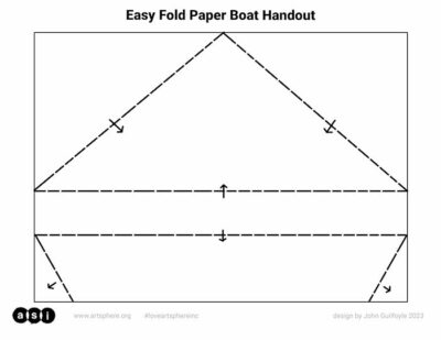 Easy Fold Paper Boat Handout