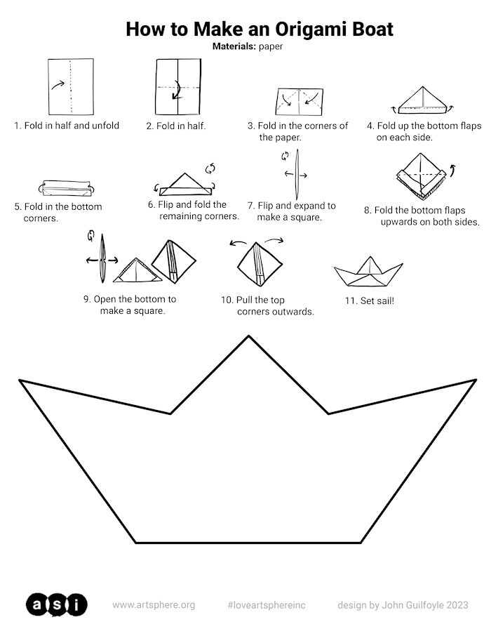 Origami Boat Handout