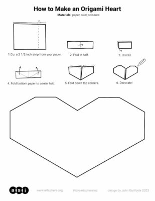 Instructivo de corazón de origami #2