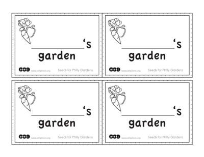 Name Your Garden Sign