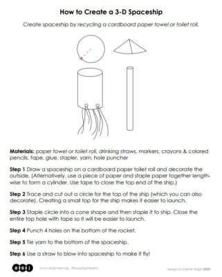 3D Spaceship Handout