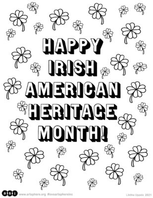 Irish Heritage Month Handout