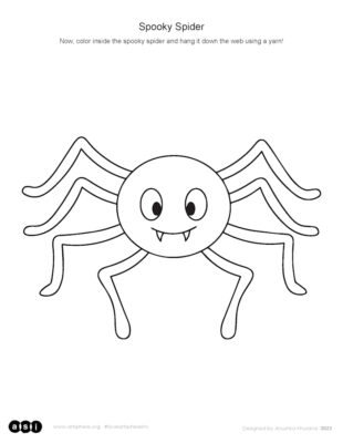 Spooky Spider Handout