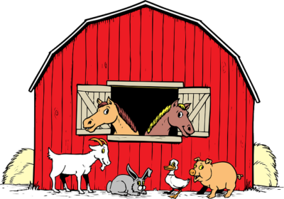 Barn and Animals
