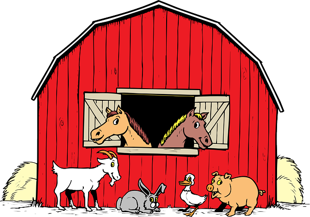Barn and Animals