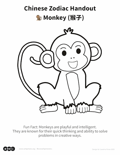 Drawing of a Monkey