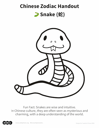 Drawing of a Snake