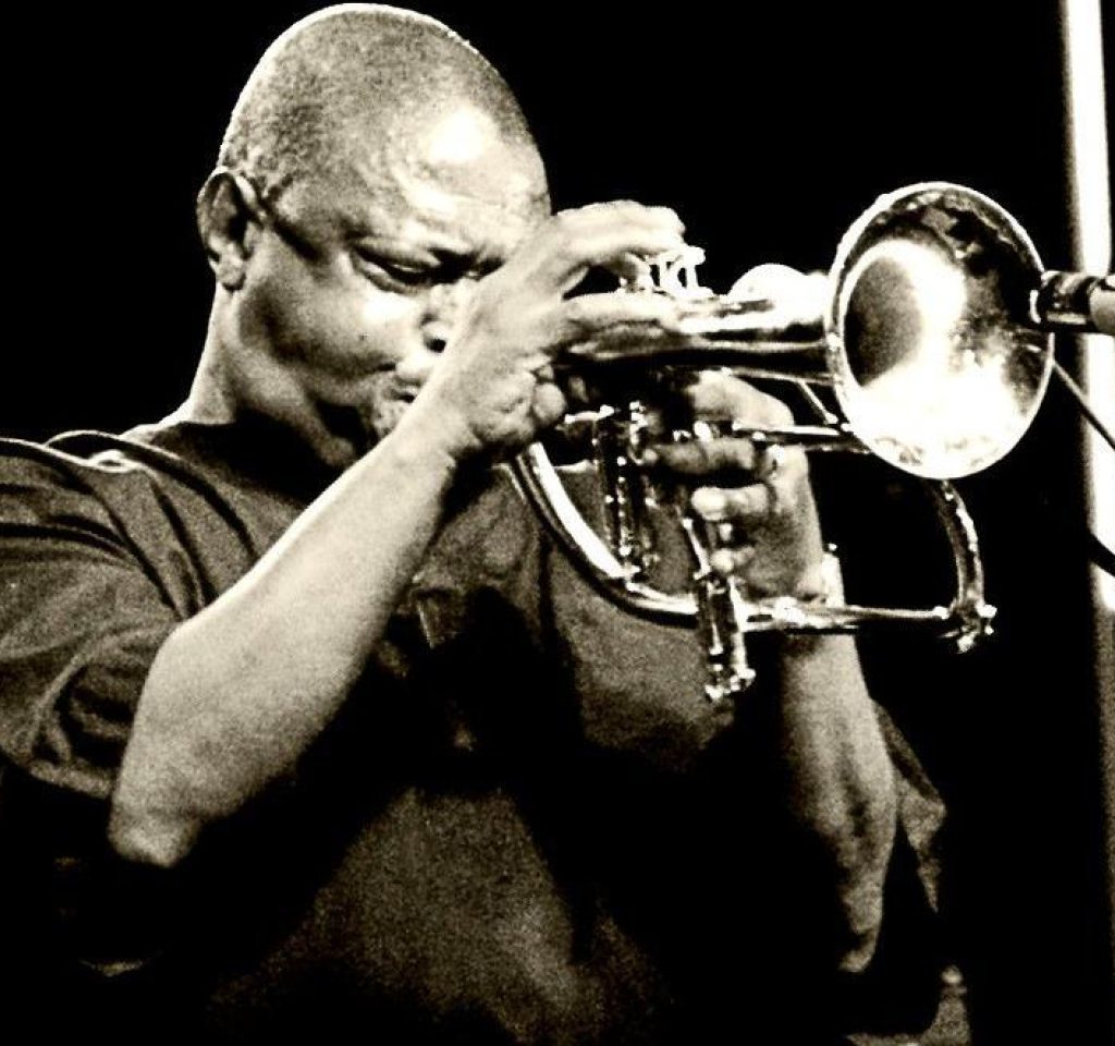 Flugelhorn being played by Hugh Masekala